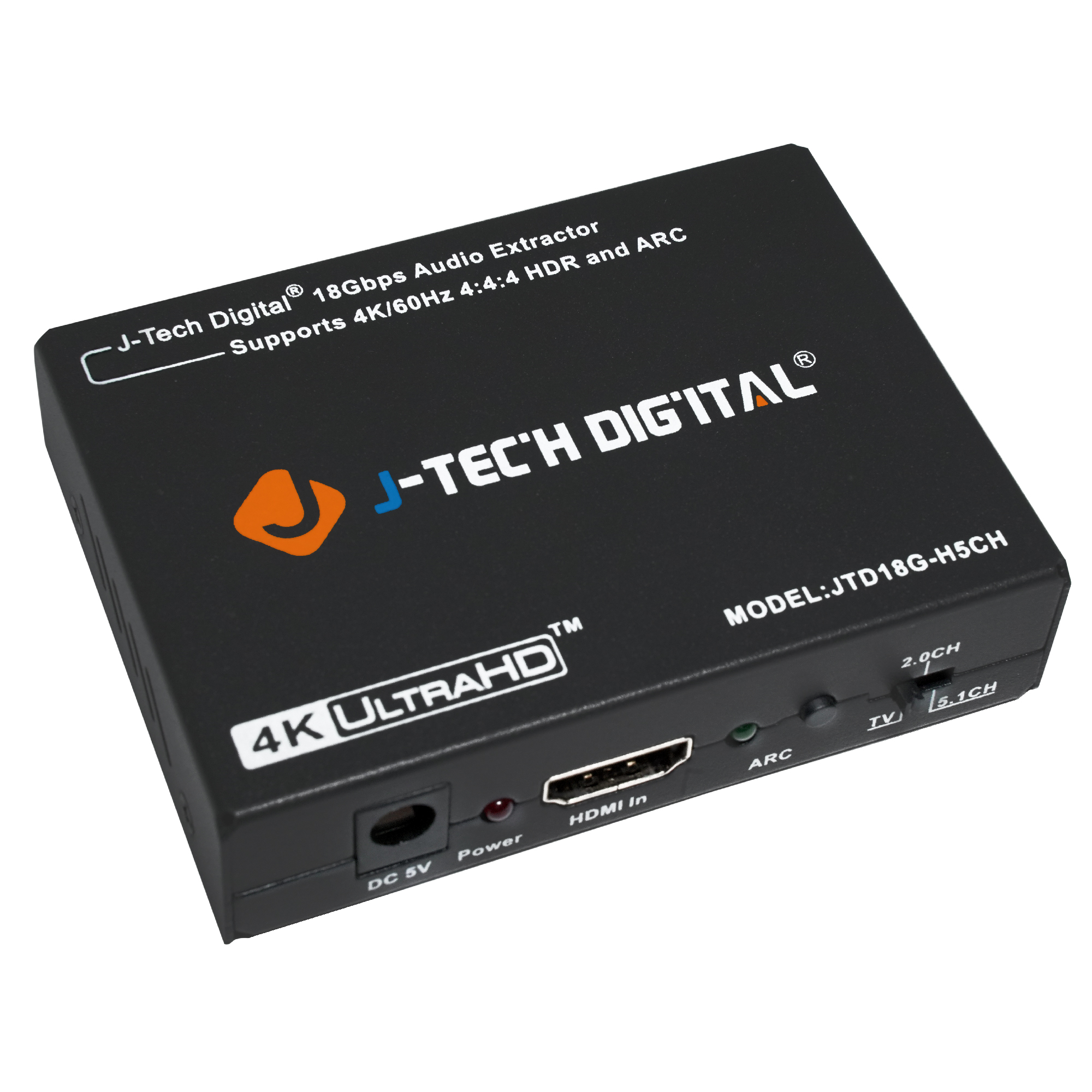 Tilpasning Flygtig Delvis HDMI-ARC HDMI 2.0 Audio Extractor Converter SPDIF + 3.5mm Jack Output HDR10  [JTD18G-H5CH2] - J-Tech Digital