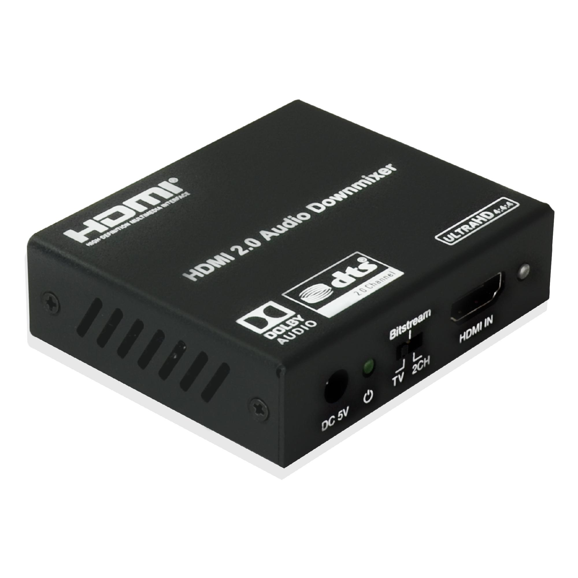HDMI 2.0 Audio Extractor Converter with Downmix [JTECH-EXD2] - J-Tech