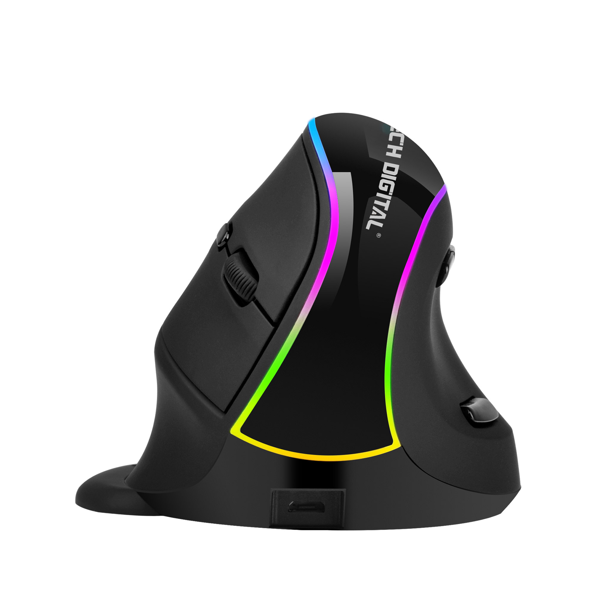 Wireless Rechargeable Vertical Ergonomic Mouse [V638] - J-Tech Digital